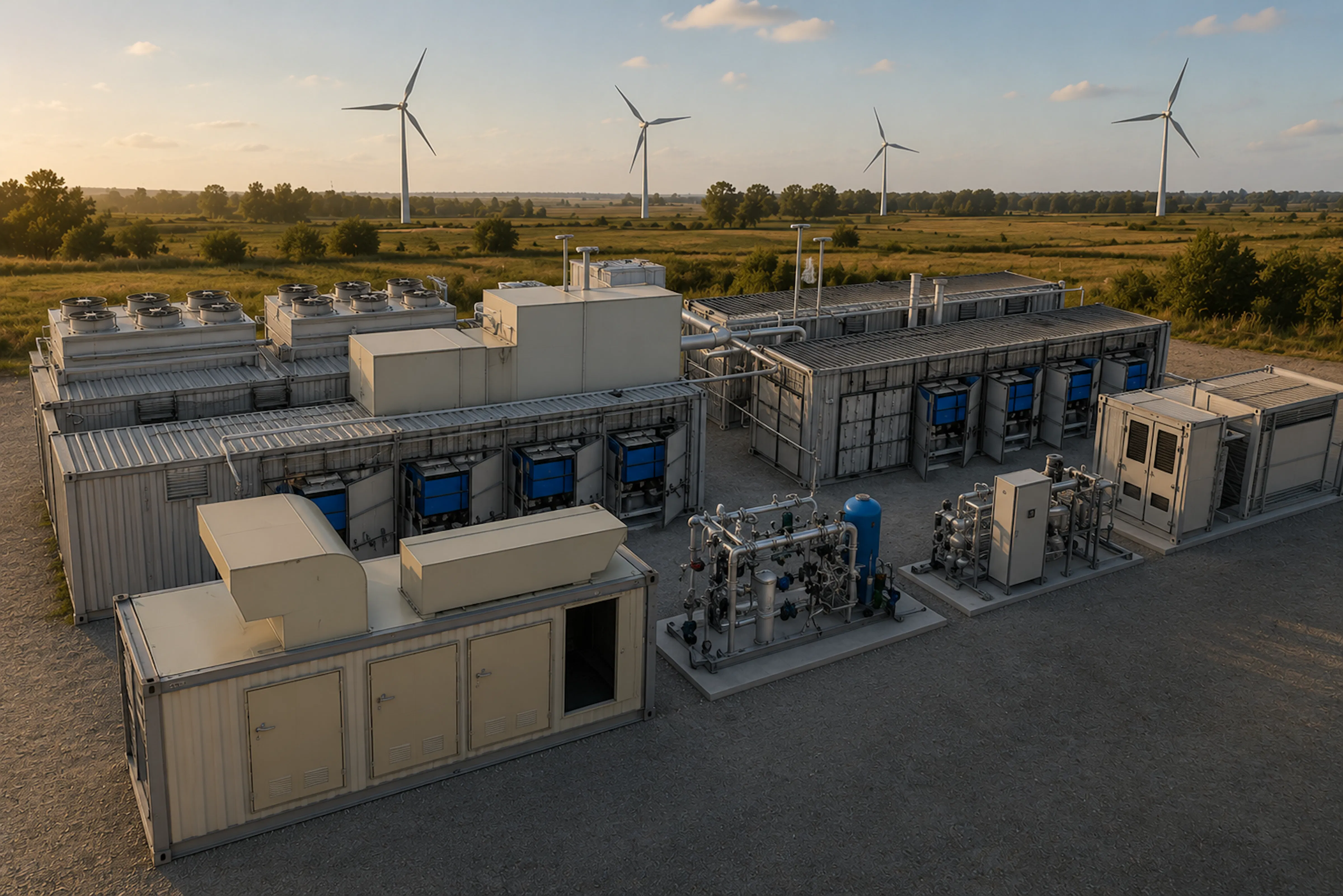 Conceptual rendering of the SOE+ 5 MW system
